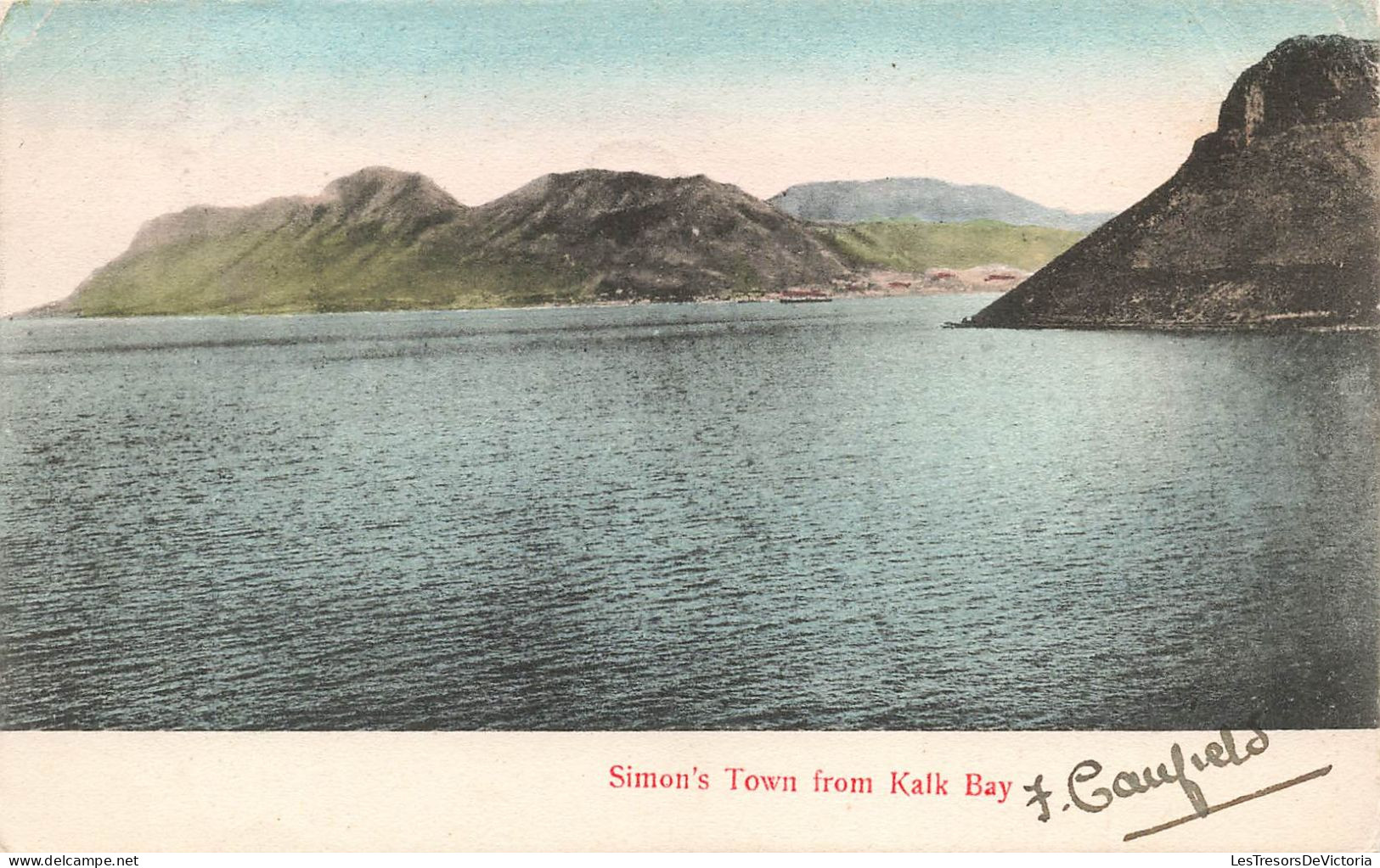 AFRIQUE DU SUD - Simon's Town From Kalk Bay - Colorisé - Carte Postale Ancienne - Zuid-Afrika