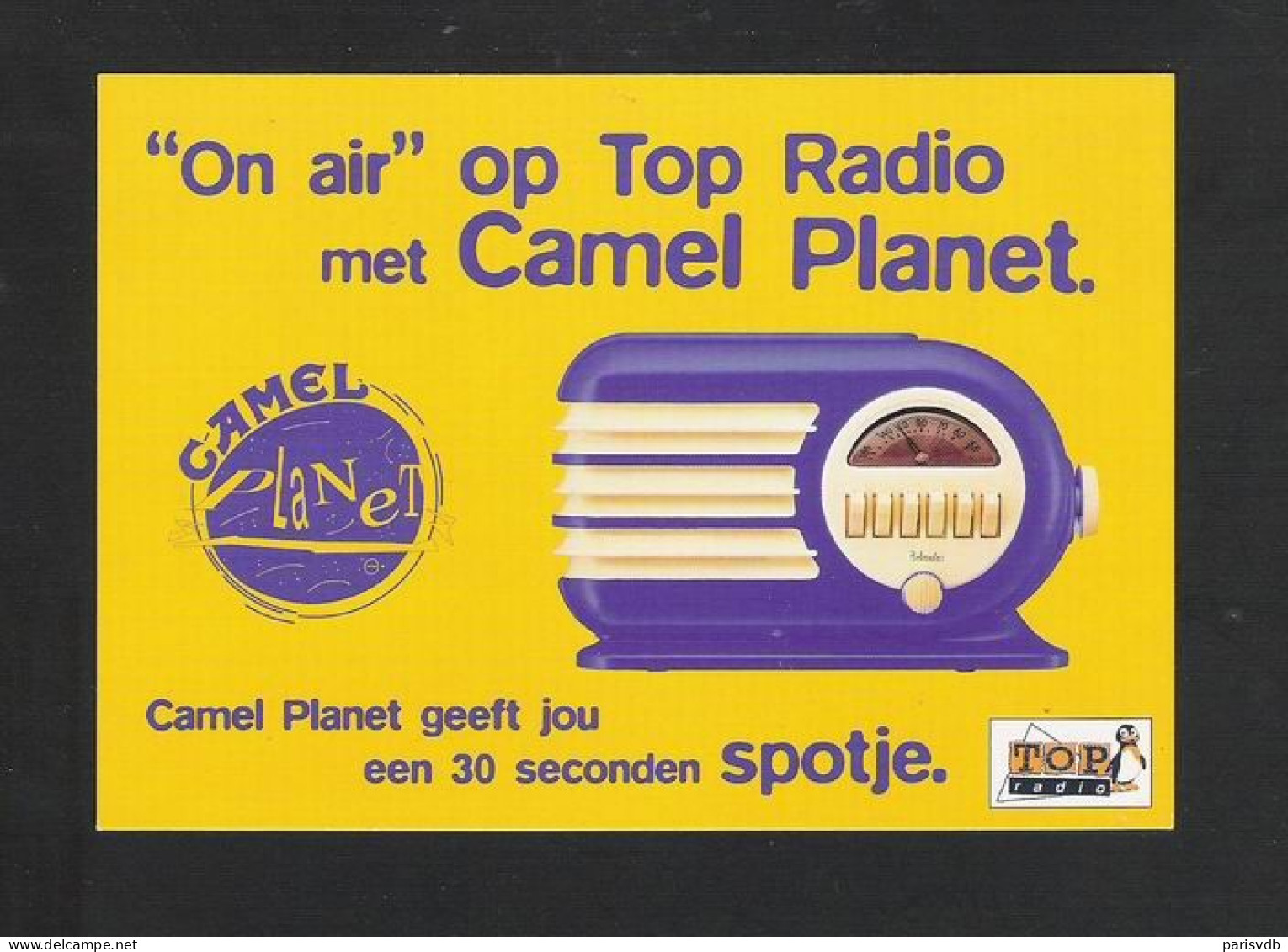 CAMEL PLANET - "ON AIR" OP TOP RADIO MET CAMEL PLANET (4402) - Publicidad