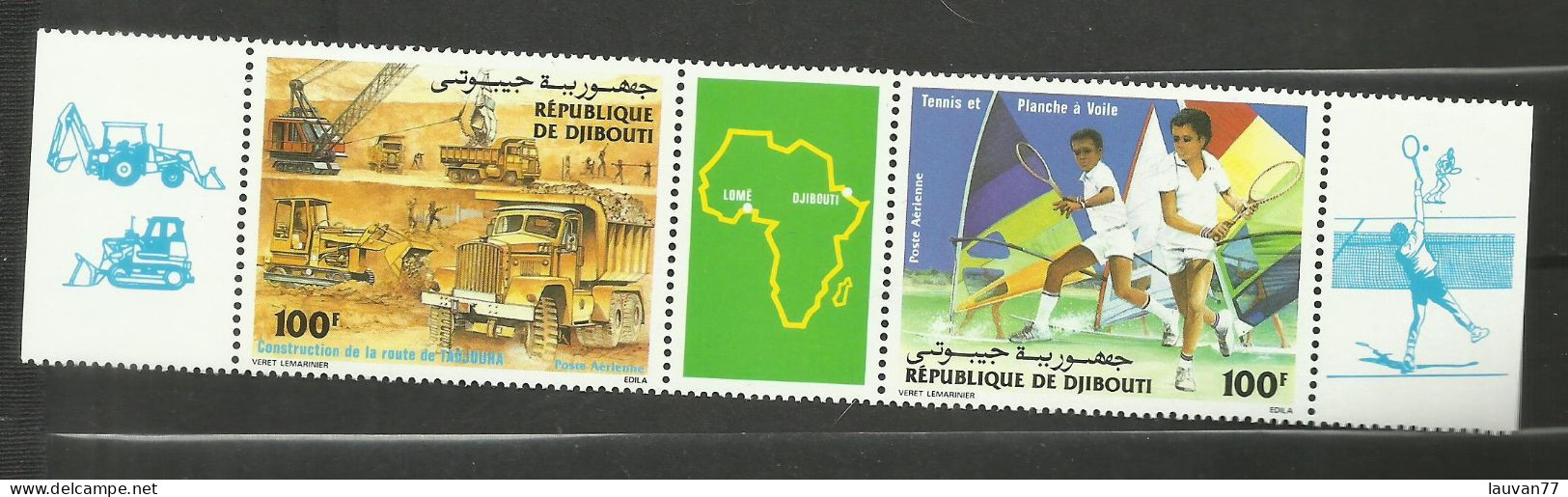 Djibouti POSTE AERIENNE N°223A Neufs** Cote 6.50€ - Djibouti (1977-...)
