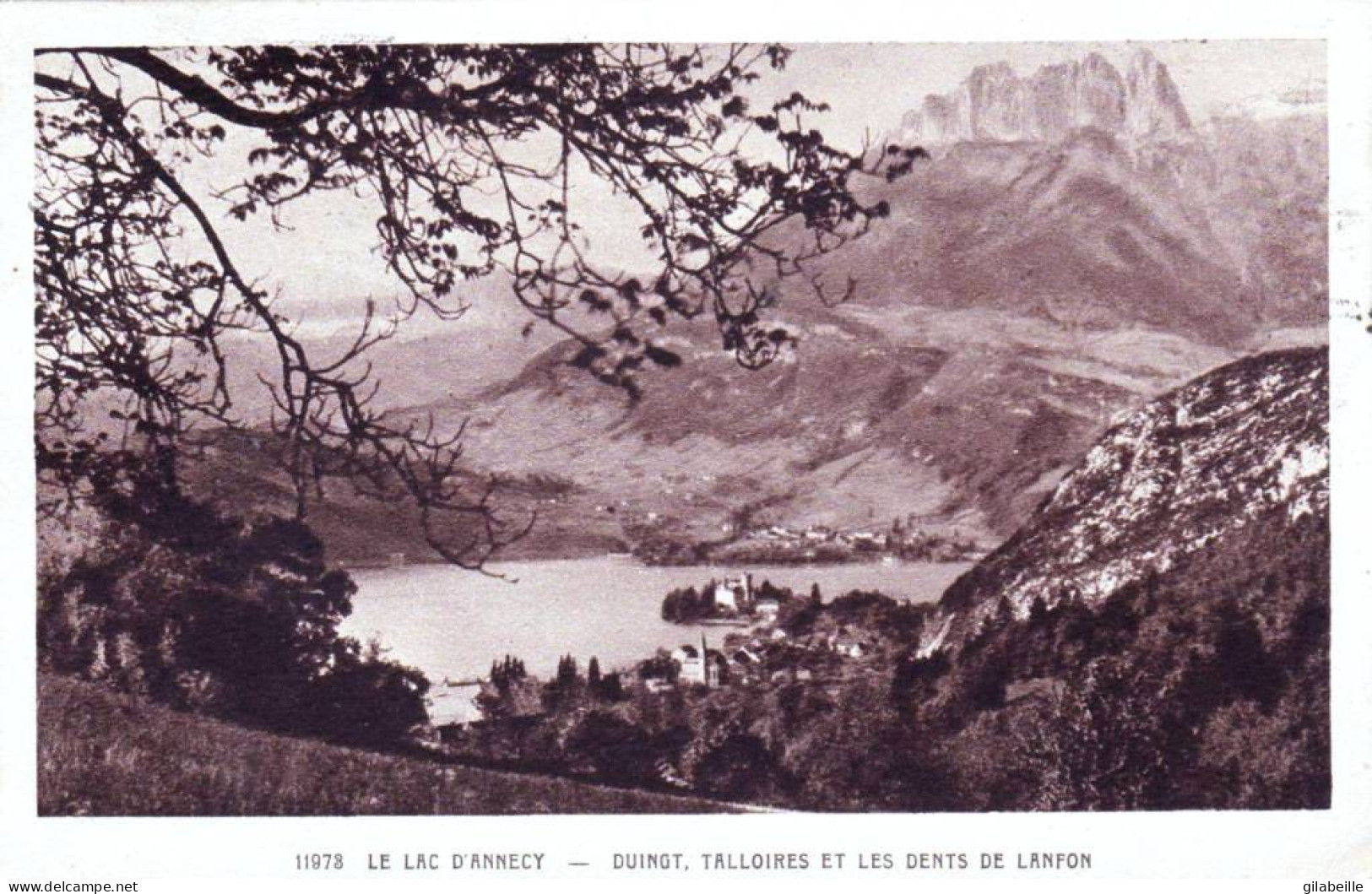 74 - Haute Savoie - Lac D'Annecy - DUINGT - TALLOIRES Et Les Dents De Lanfon - Duingt
