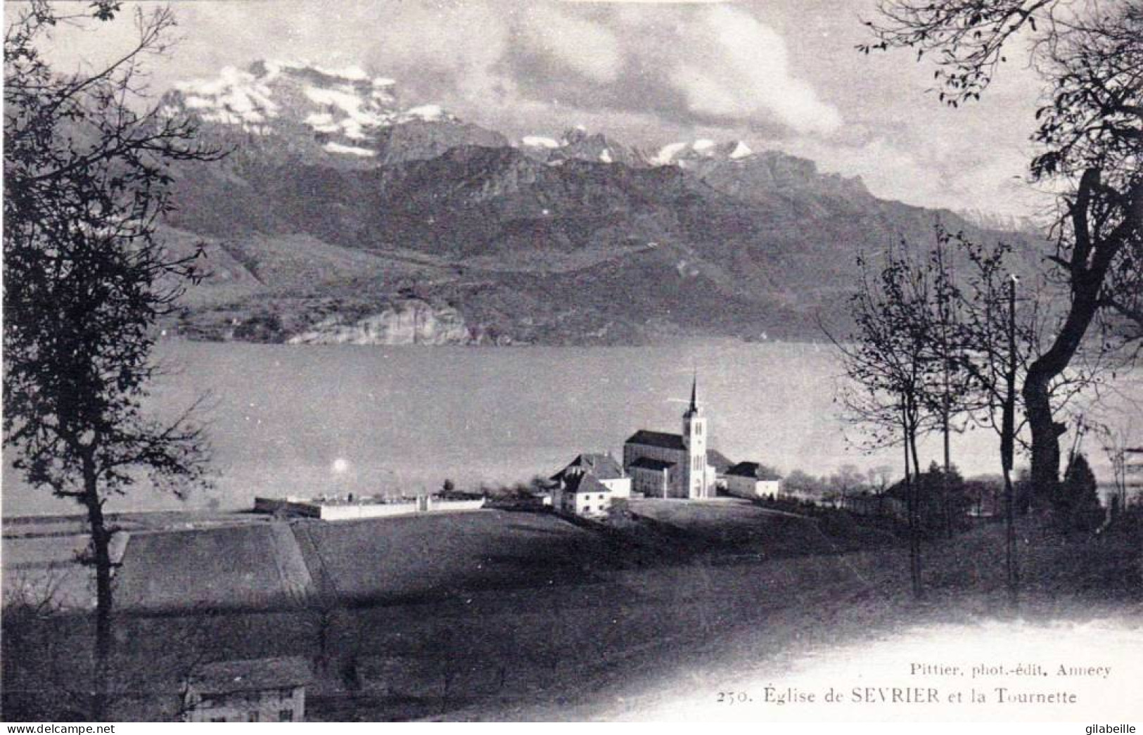74 - Haute Savoie -  Eglise De SEVRIER Et La Tournette - Veyrier