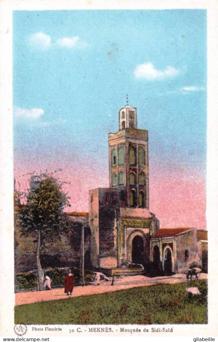 Maroc -  MEKNES - Mosquée De Sidi Said - Meknès