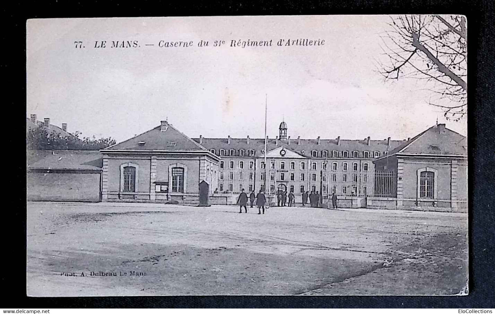 Cp, Militaria, Caserne Du 31 E Régiment D'artillerie, 72, Le Mans, écrite 1919 - Kasernen