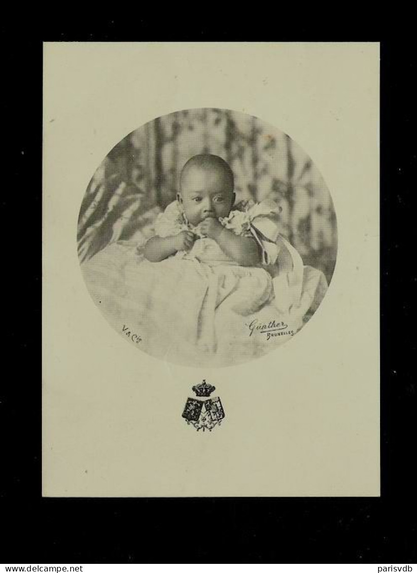 LEOPOLD III-Een Van De Allereerste Afbeeldingen Van Leopold III-Fotokaart 7 Story (4451) - Royal Families