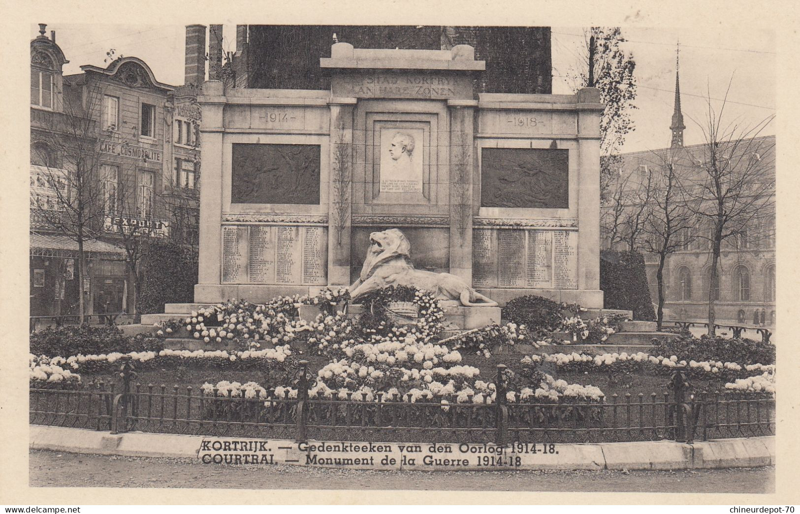 COURTRAI MONUMENT  DE LA GUERRE 1914.1918 - Kortrijk