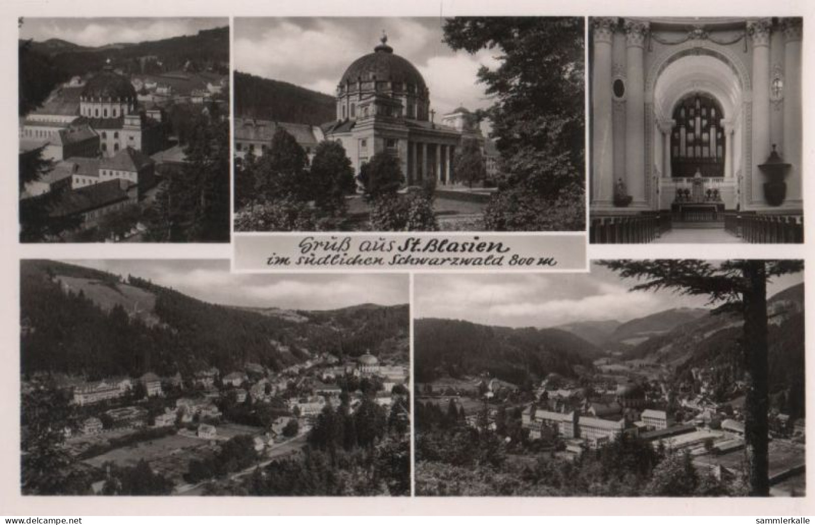 71037 - St. Blasien - Mit 5 Bildern - Ca. 1960 - St. Blasien