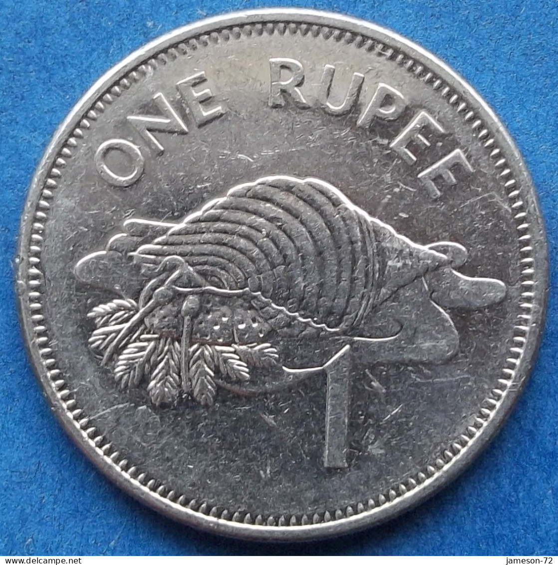 SEYCHELLES - 1 Rupee 2010 PM "Triton Conch Shell" KM# 50.2 Republic (1976) - Edelweiss Coins - Seychelles