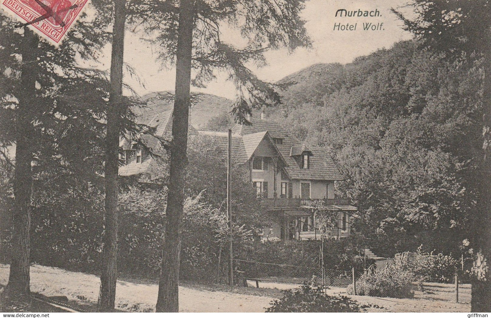 MURBACH HOTEL WOLF 1908 TBE - Murbach