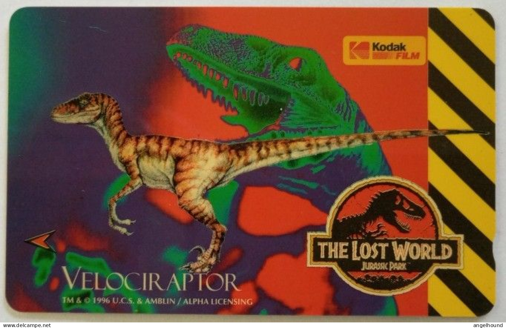 Singapore $2 GPT  9SKOC - Kodak Jurassik Park Velociraptor - Singapore