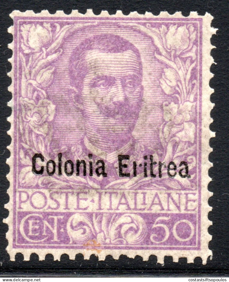 2765.ITALY,ERITREA.1903-1928 50c. SCOTT 27,MNH - Erythrée