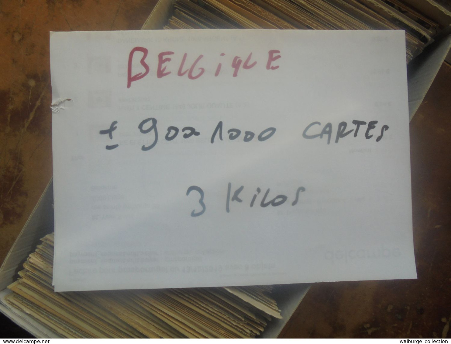 +++BELGIQUE 100% BEAU LOT +-900-1000 CARTES MAJORITES ANCIENNES+++3 KILOS(Lire çi-bas)