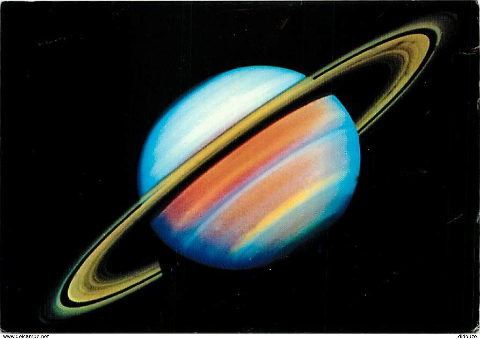 Astronomie - Cité Des Sciences Et De L'Industrie - Saturne Photographié Par La Sonde Américaine Voyager 2 à 43 Millions  - Astronomy