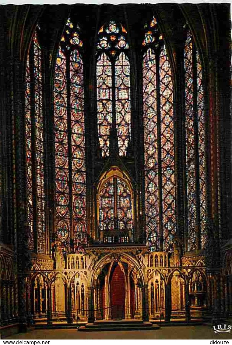 75 - Paris - La Sainte Chapelle - Vitraux De La Chapelle Haute - Art Religieux - Carte Neuve - CPM - Voir Scans Recto-Ve - Kerken