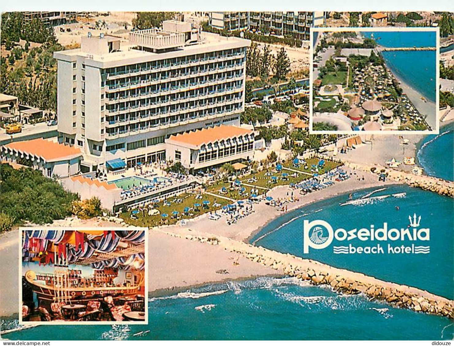 Chypre - Cyprus - Limassol - Poseidonia Beach Hôtel - Multivues - Vue Aérienne - CPM - Carte Neuve - Voir Scans Recto-Ve - Cyprus