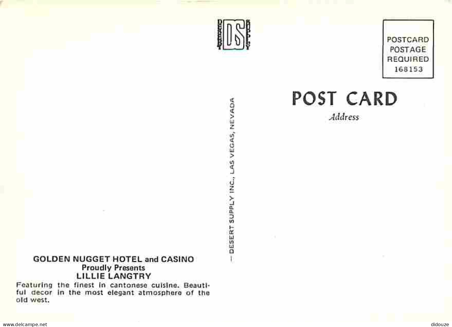 Etats Unis - Las Vegas - Golden Nugget Hotel And Casino - CPM - Voir Scans Recto-Verso - Las Vegas