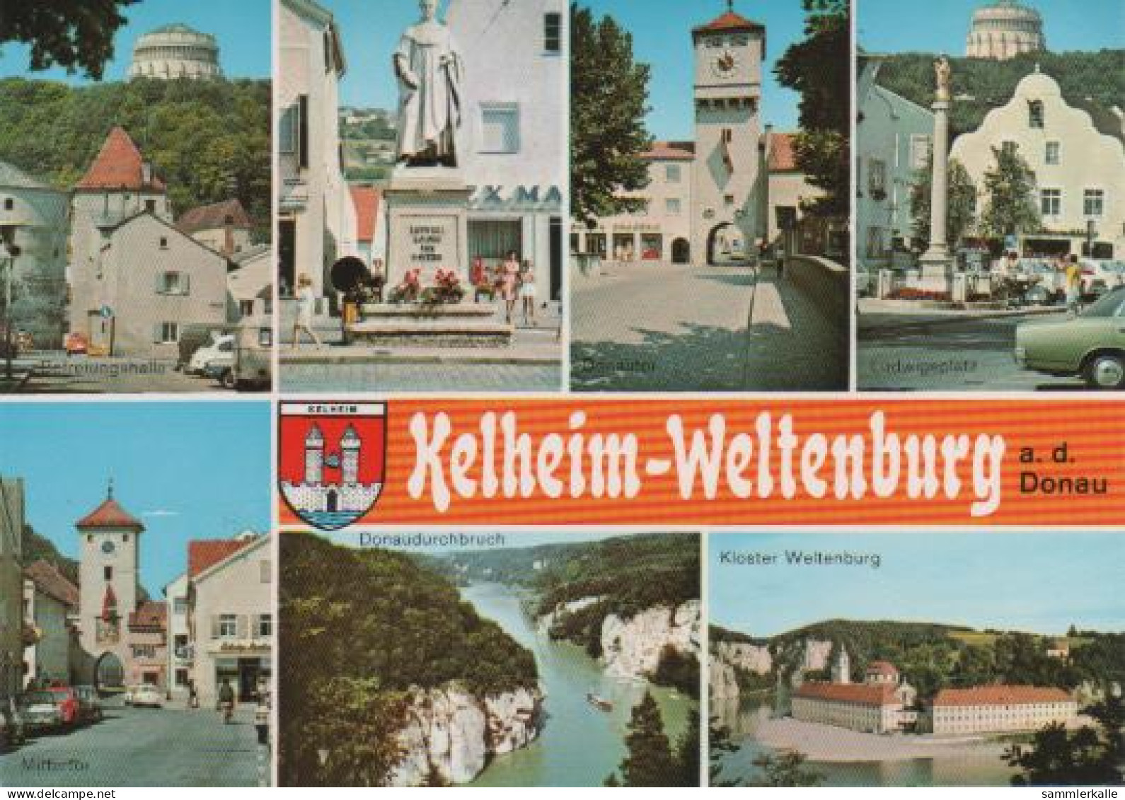 1342 - Kelheim - Befreiungshalle, Ludwig I. König Von Bayern, Donautor, Ludwigsplatz, Mitteltor, Kloster - Kelheim