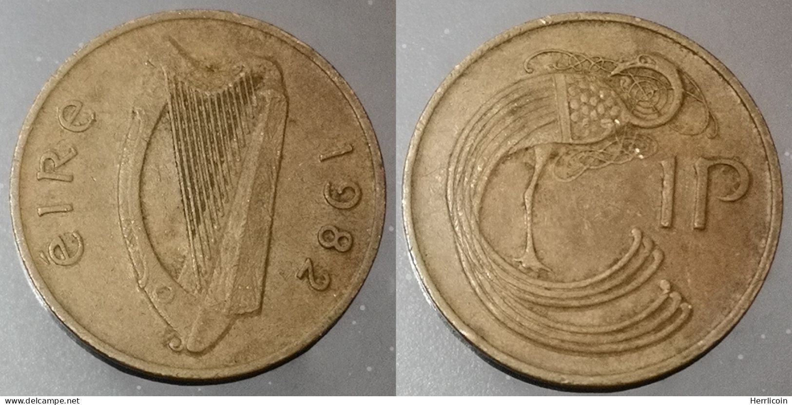 Monnaie Irlande - 1982 - 1 Penny Non Magnétique - Ierland