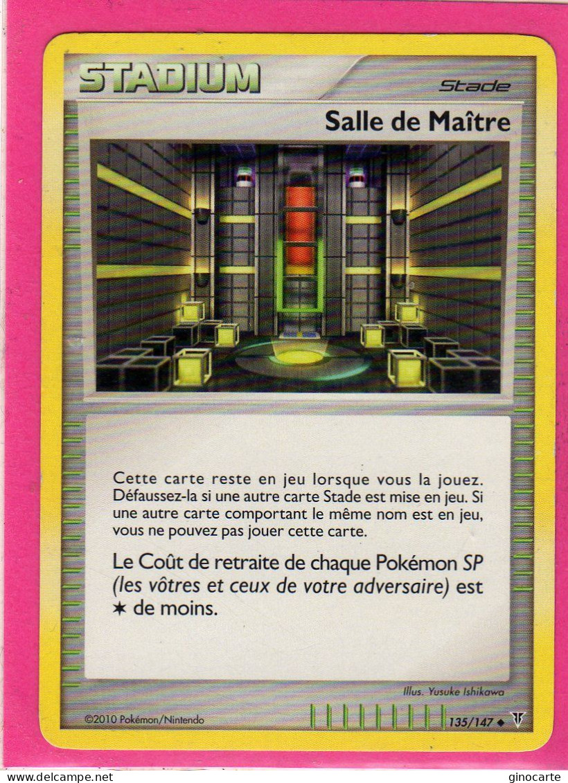 Carte Pokemon Francaise 2010 Platine Vainqueur Suppreme 135/147 Salle De Maitre Neuve - Platine