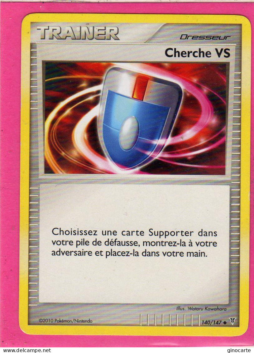 Carte Pokemon Francaise 2010 Platine Vainqueur Suppreme 140/147 Cherche Vs Bon Etat - Platine