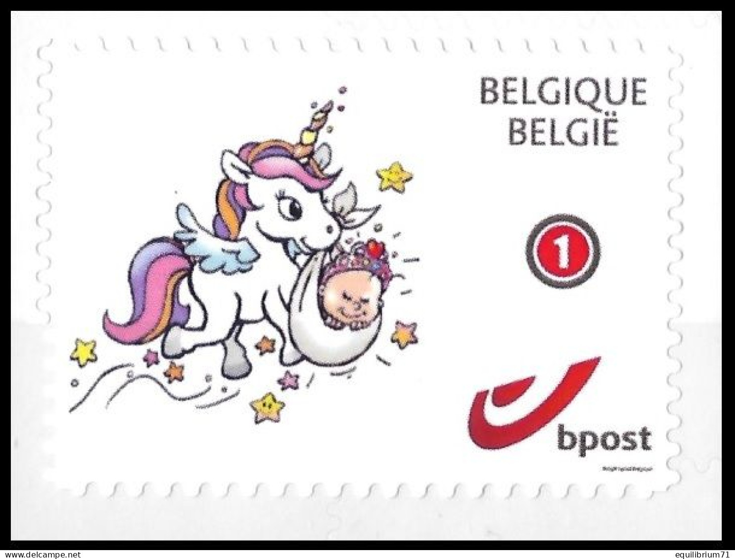 DUOSTAMP/MYSTAMP** - Belarto - Licorne / Unicorn / Einhorn - Ungebraucht