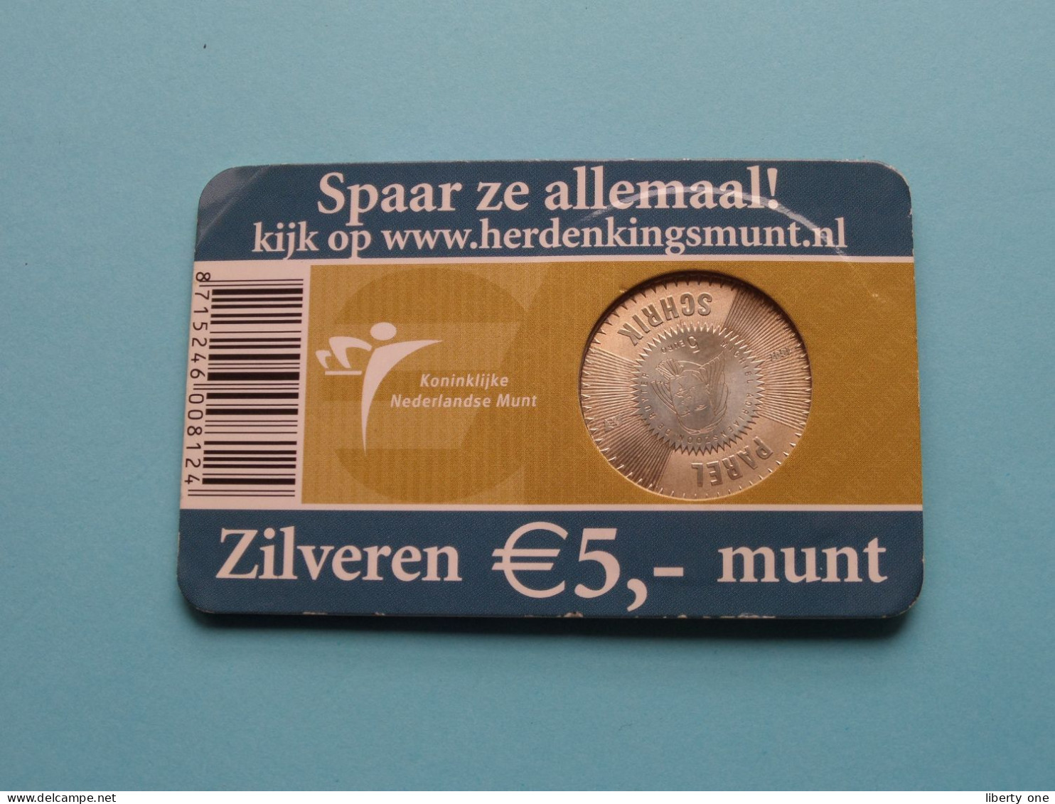 400 Jaar MICHIEL De RUYTER Vijfje > Officiële Herdenkingsmunt 2007 - 5 Euro ( Zie / Voir / See > DETAIL > SCANS ) ! - Nederland