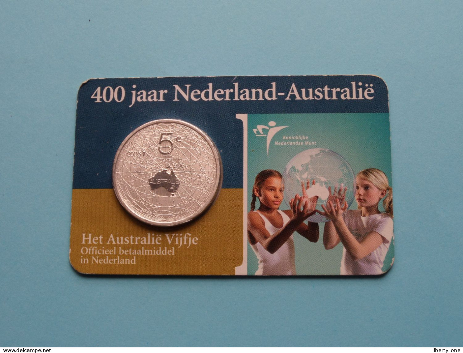 400 Jaar NEDERLAND-AUSTRALIË Vijfje > Officiële Herdenkingsmunt 2006 - 5 Euro ( Zie / Voir / See > DETAIL > SCANS ) ! - Paesi Bassi