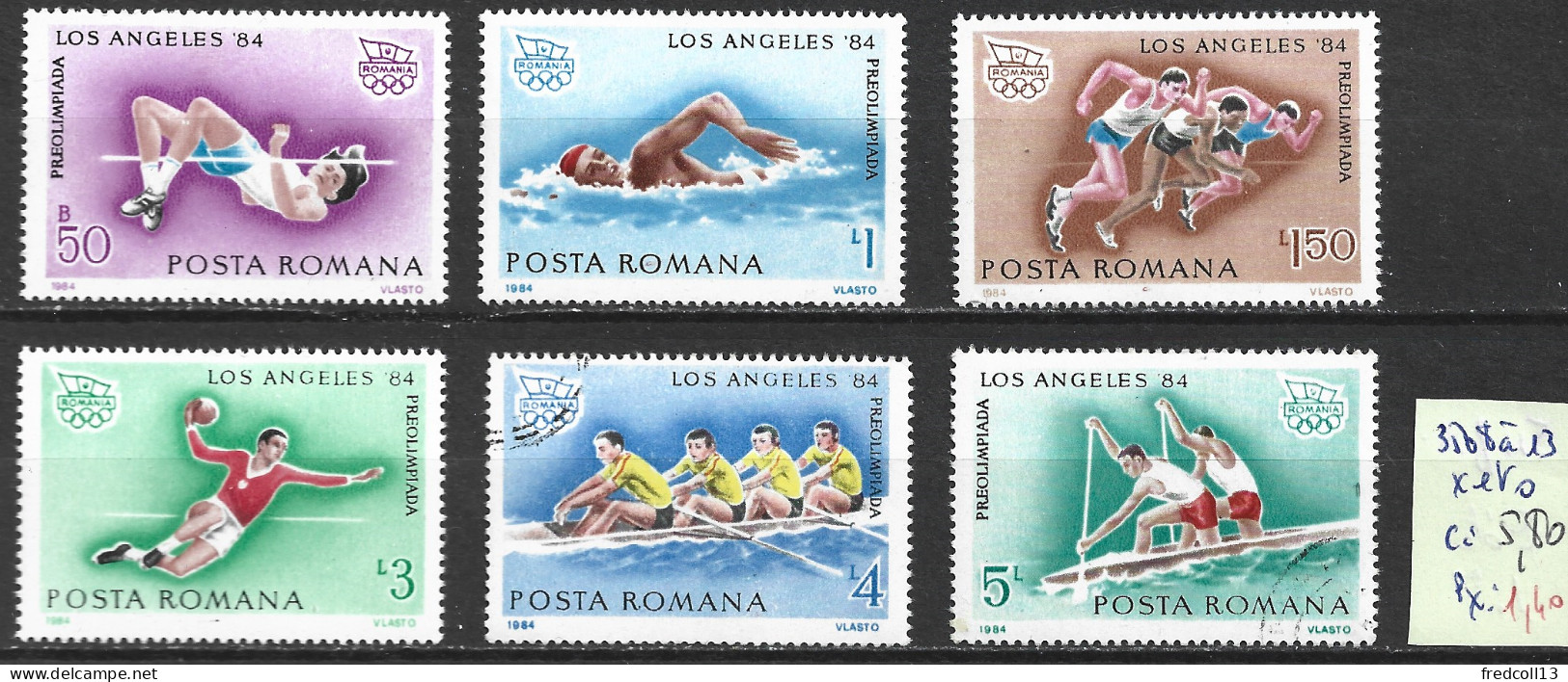 ROUMANIE 3508 à 13 * ( 3512-13 Oblitérés ) Côte 5.80 € - Unused Stamps
