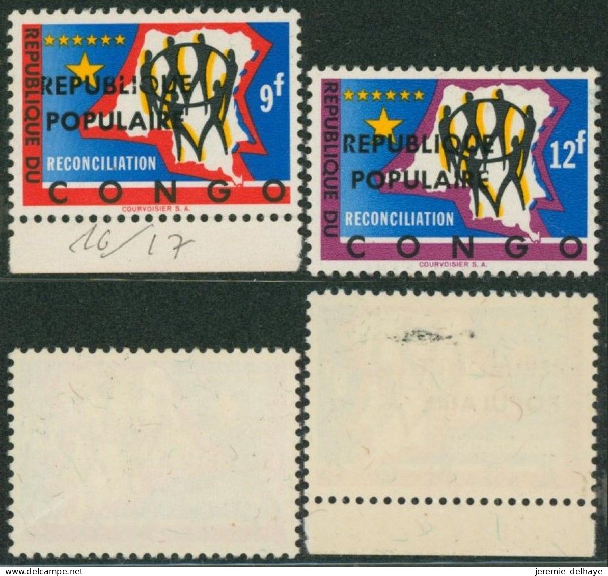 République Du Congo (émission Locale) - Stanleyville : N°16/17** Complet Neuf Sans Charnières (MNH) - Unused Stamps