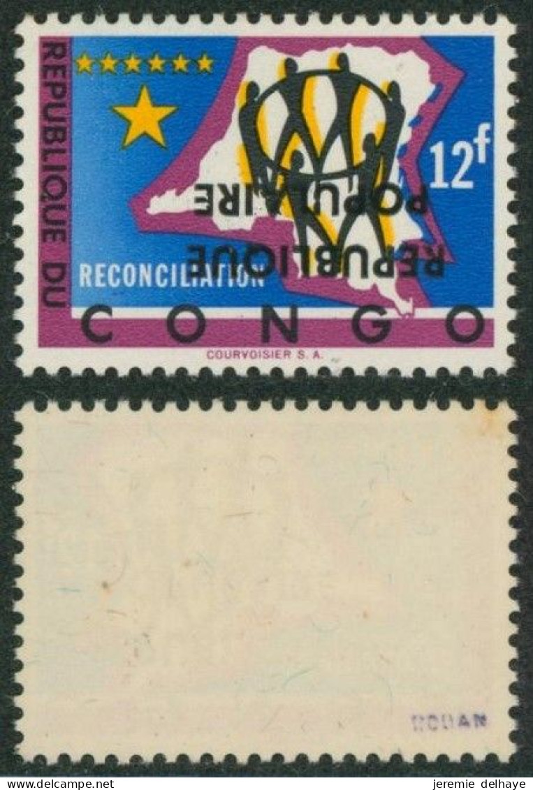 République Du Congo (émission Locale) - Stanleyville : N°17** Neuf Sans Charnières (MNH) + Surcharge Renversée - Unused Stamps