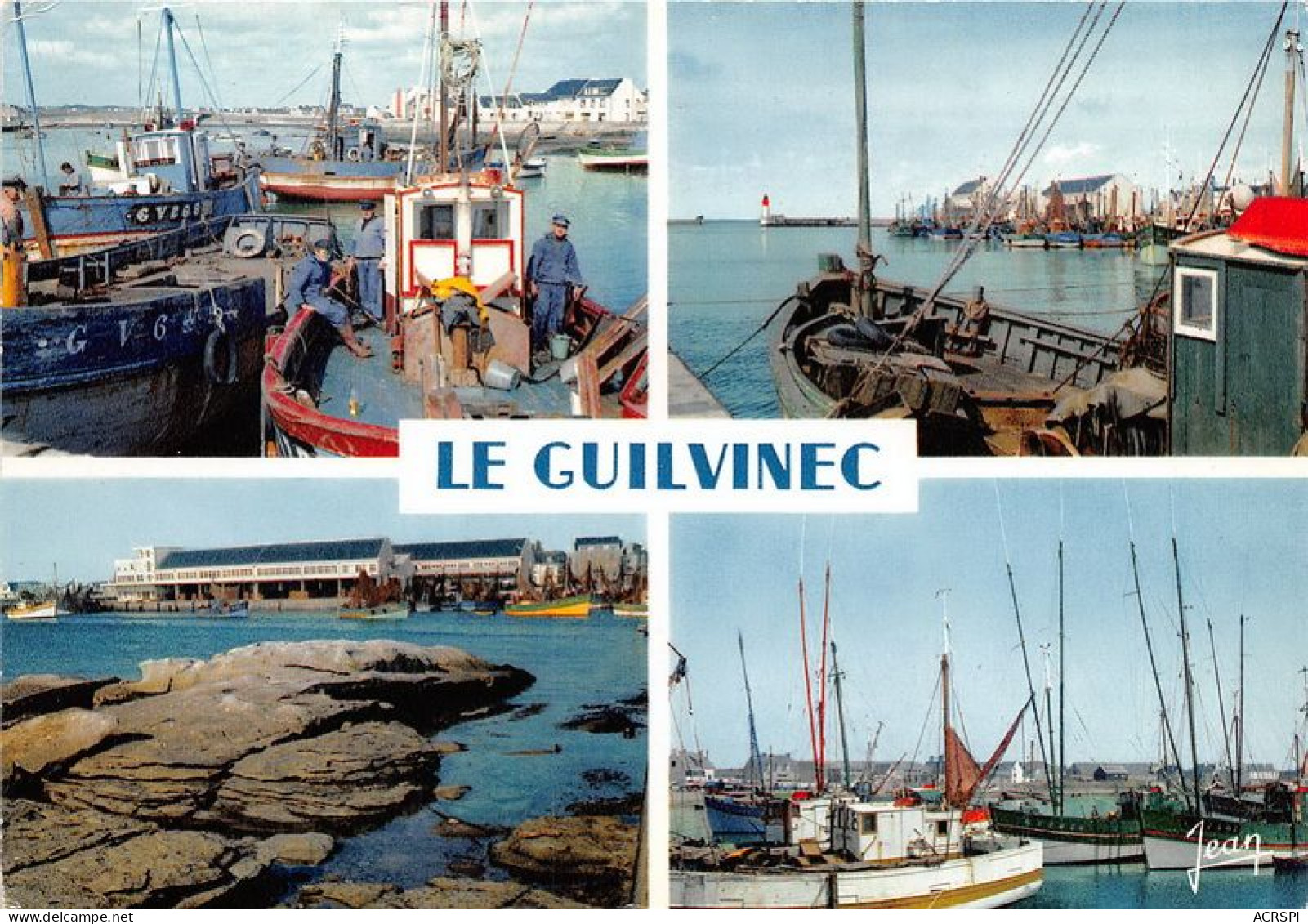 LE GUILVINEC Le Port Et Ses Chalutiers La Criee Et Les Thoniers 28(scan Recto-verso) MA1914 - Guilvinec
