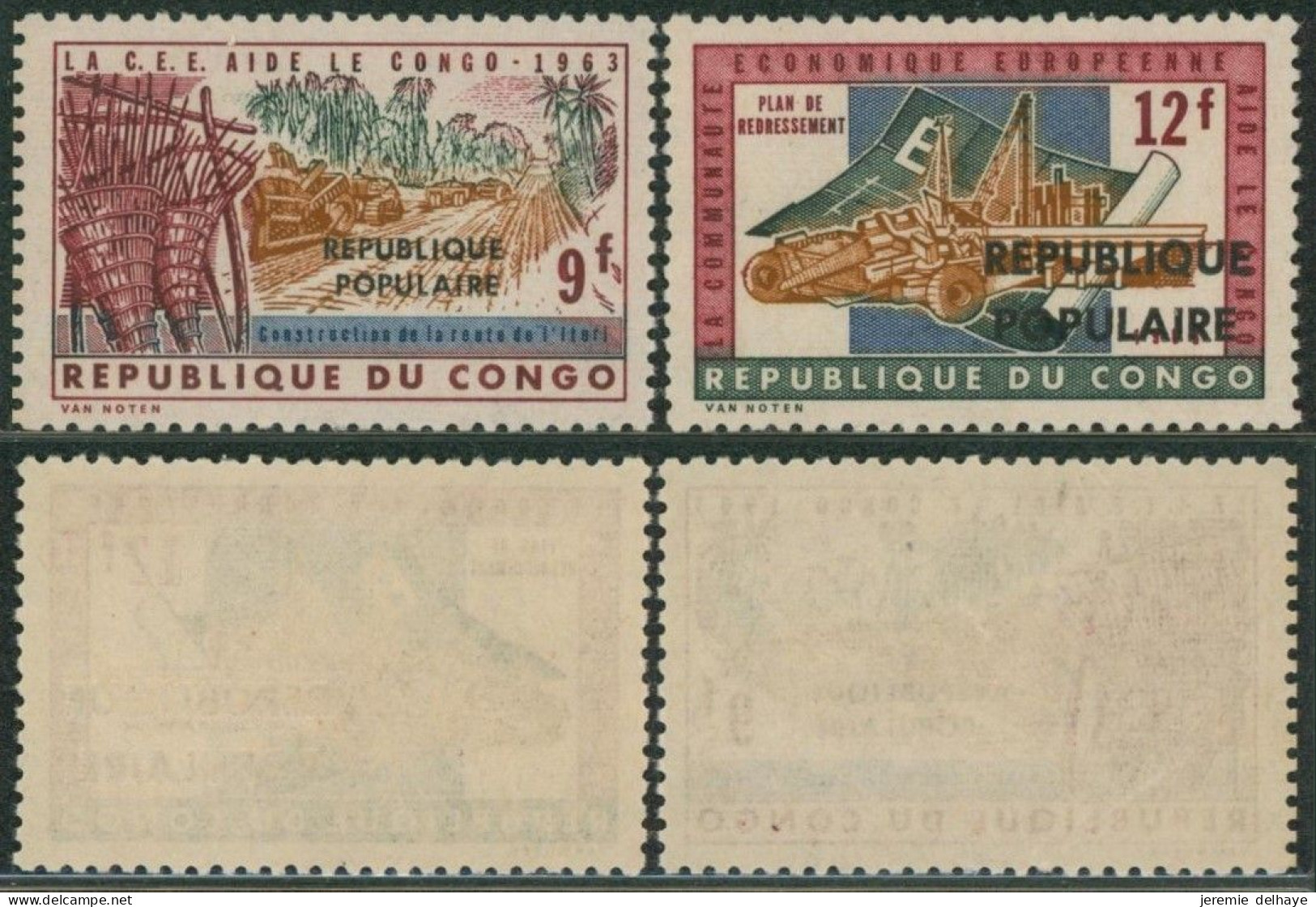 République Du Congo (émission Locale) - Stanleyville : N°18/19** Neuf Sans Charnières (MNH). Complet - Unused Stamps