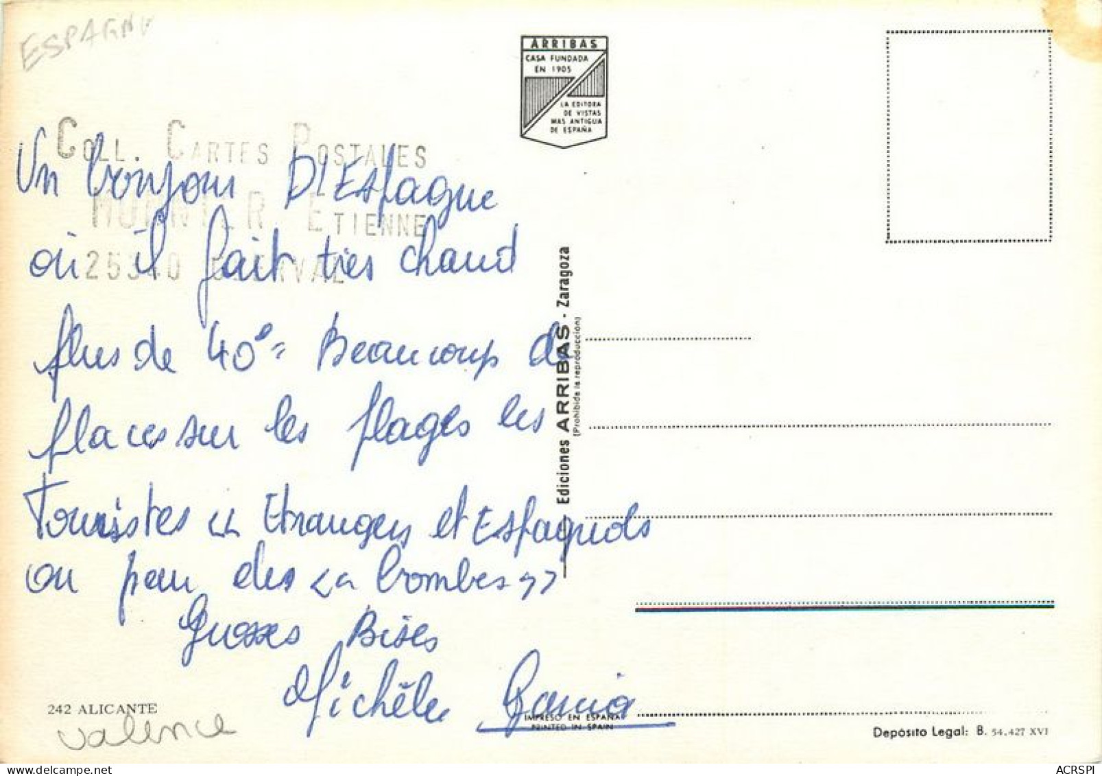 ALICANTE  Telegrama   21   (scan Recto-verso)MA1963Ter - Alicante