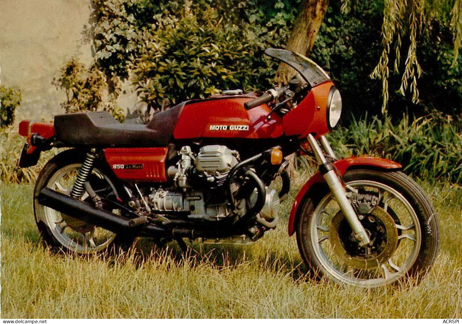 MOTO  GUZZY  850 Le Mans  Motorbike  Motorrad Motocicletta  29  (scan Recto-verso)MA1988Ter - Motos