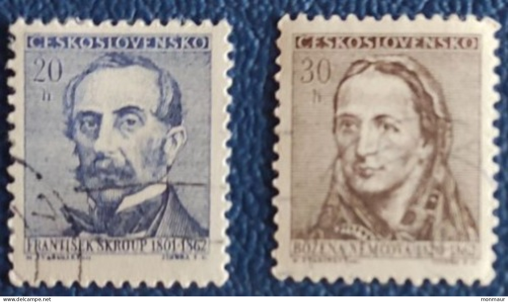 CECOSLOVACCHIA 1962 NEMCOVA-SKROUP - Used Stamps