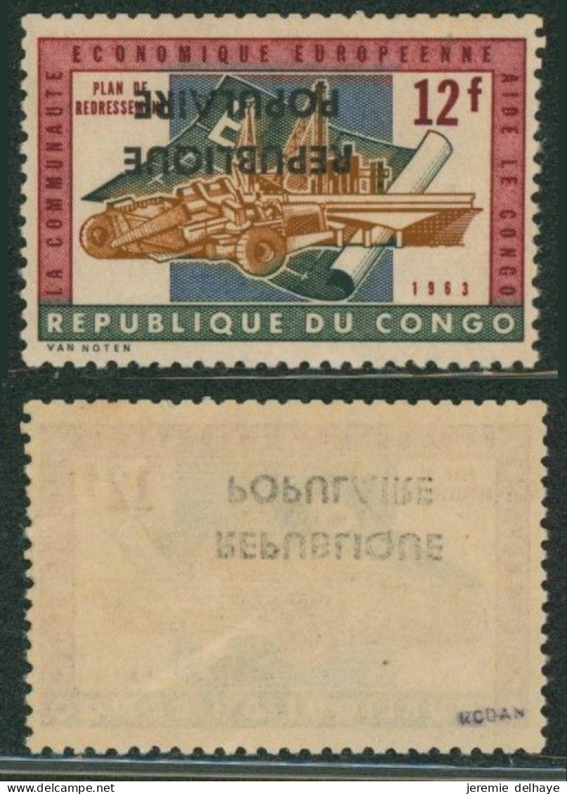 République Du Congo (émission Locale) - Stanleyville : N°19** Neuf Sans Charnières (MNH) + Surcharge Renversée - Nuovi