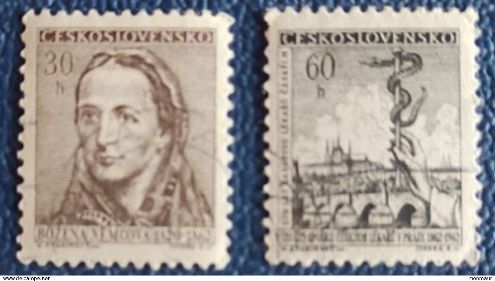 CECOSLOVACCHIA 1962 NEMCOVA-CULTURAL CELEBRATION - Used Stamps