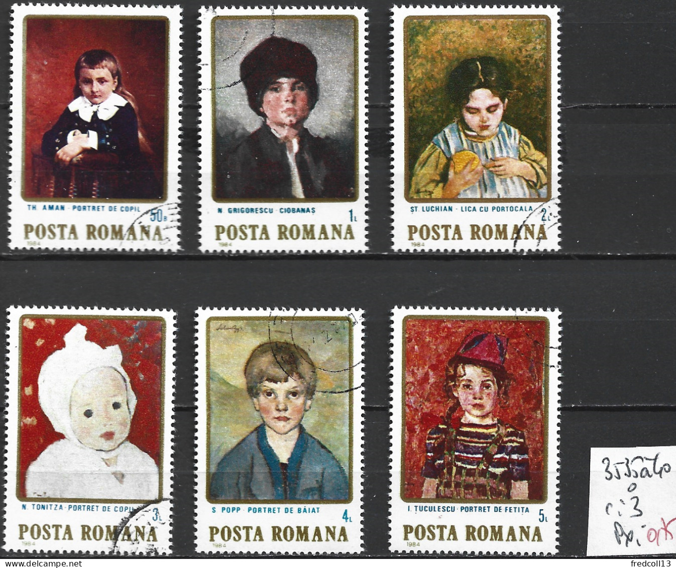 ROUMANIE 3535 à 40 Oblitérés Côte 3 € - Used Stamps