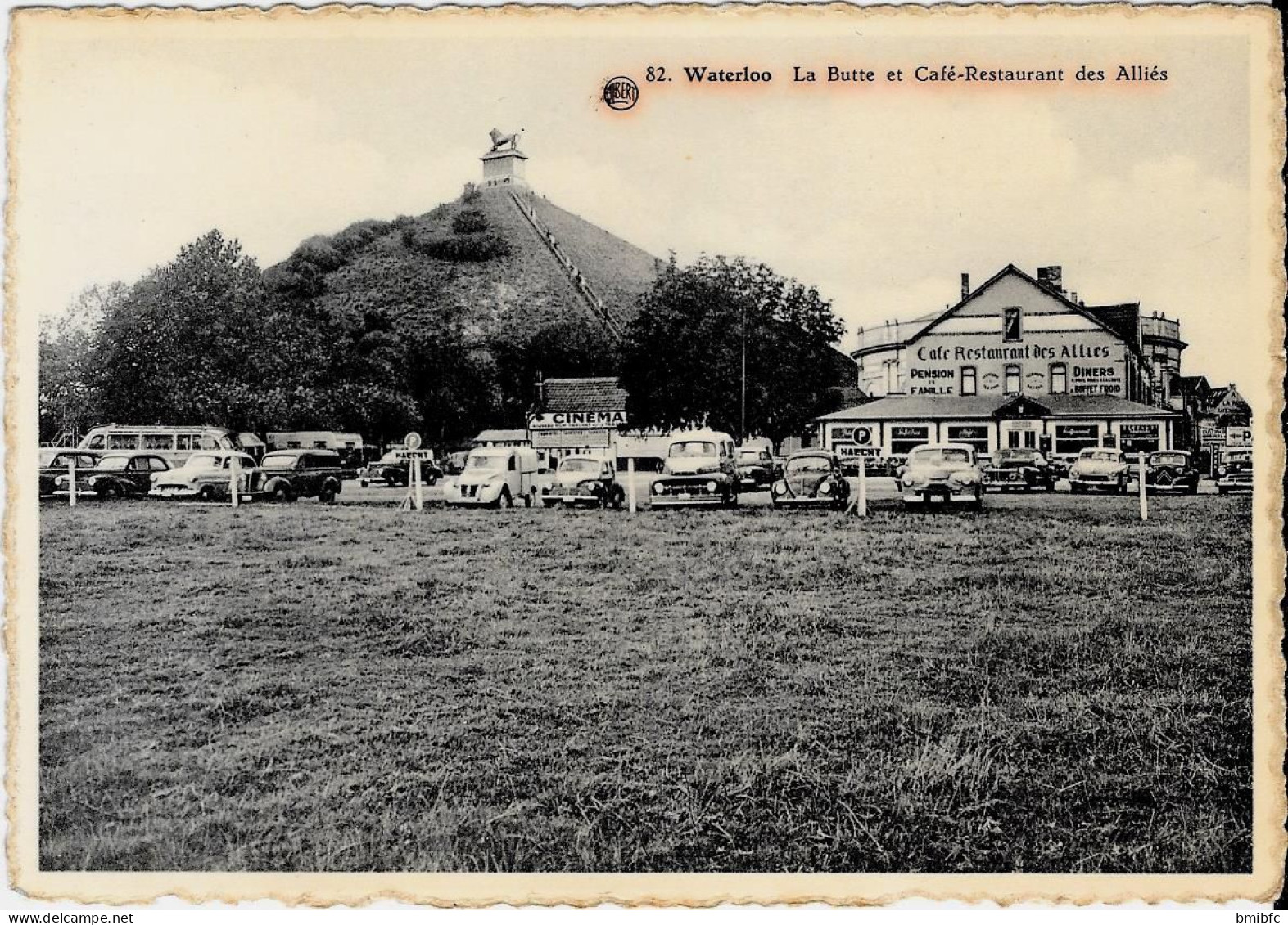 Waterloo - La Butte Et Le Café -Restaurant Des Alliés - Waterloo