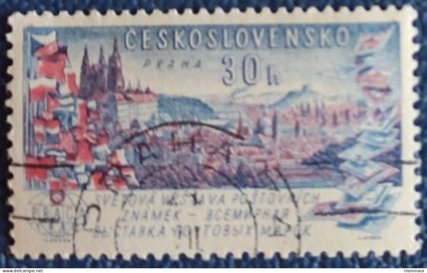 CECOSLOVACCHIA 1962 INTERNATIONAL STAMP EXHIBITYION - Gebraucht