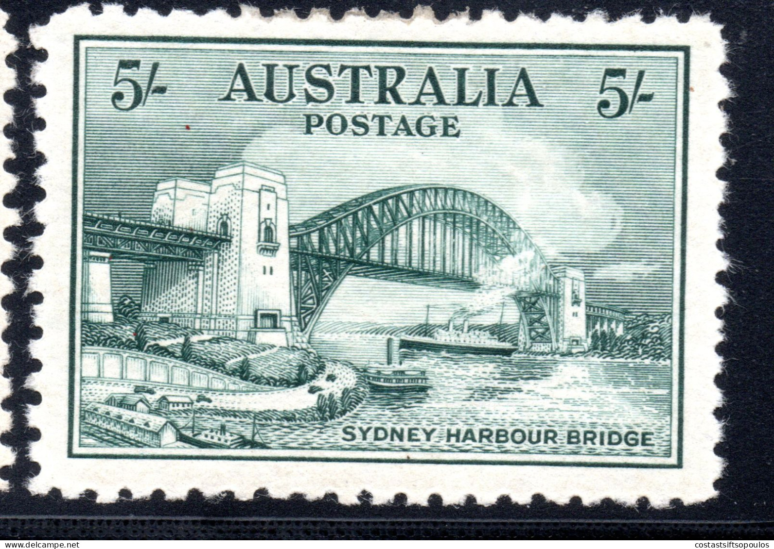 2770. AUSTRALIA 1932 SYDNEY BRIDGE,SG.141-3,143 ALMOST INVISIBLE TRACES OF HINGE - Nuovi