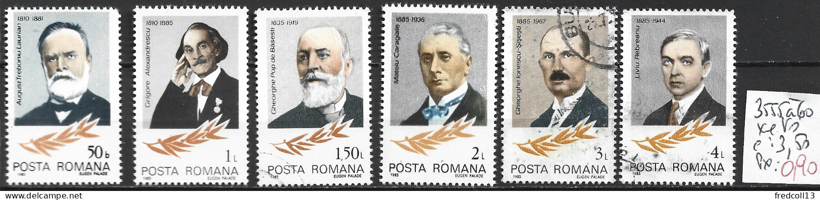 ROUMANIE 3555 à 60 * ( 3559-60 Oblitérés ) Côte 3.50 € - Unused Stamps