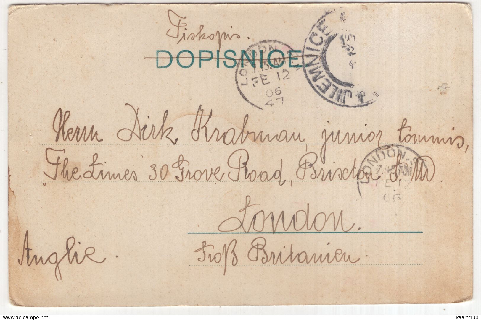 Jilemnice - (Starkenbach, Böhmen) - 1906 - (Fr, Bazant, Jilemnice) -  (Czech) - Boehmen Und Maehren
