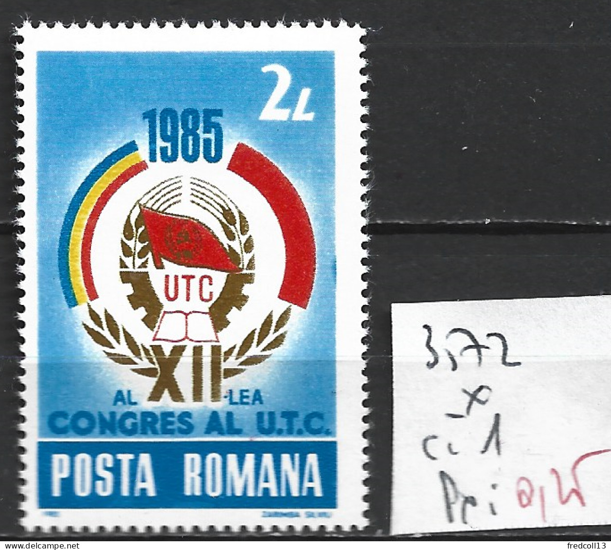 ROUMANIE 3572 * Côte 1.20 € - Unused Stamps