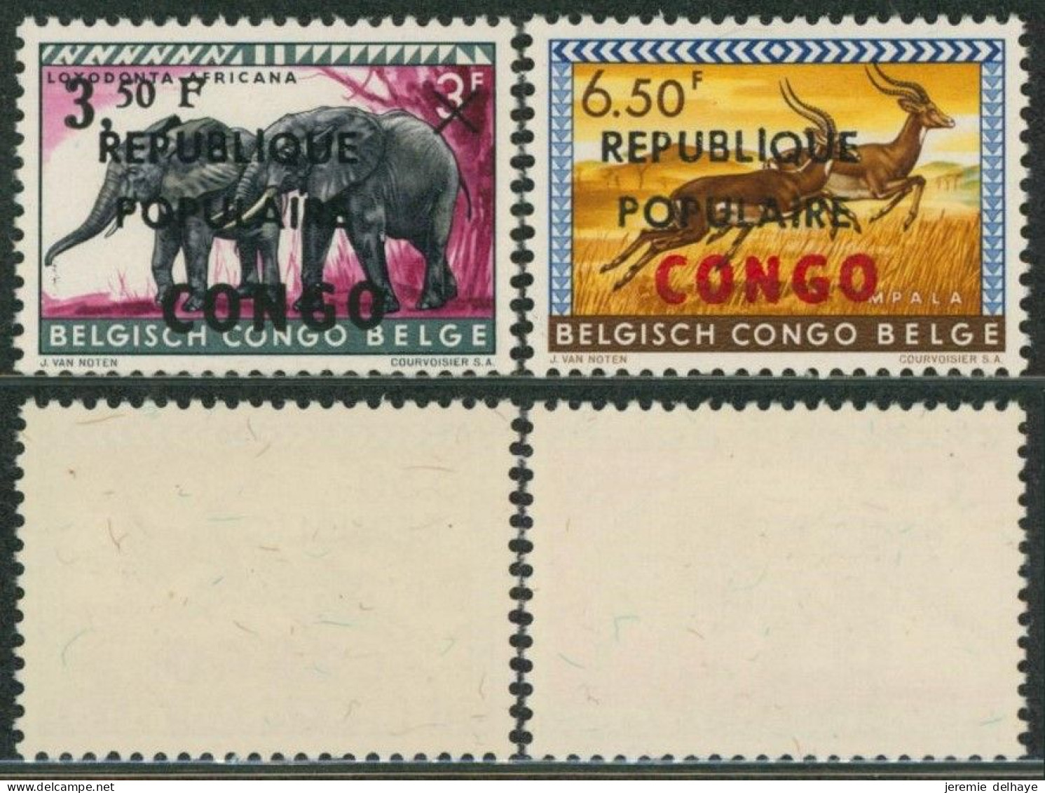 République Du Congo (émission Locale) - Stanleyville : N°7/8** Neuf Sans Charnières (MNH). COB : 765e. R ! - Unused Stamps