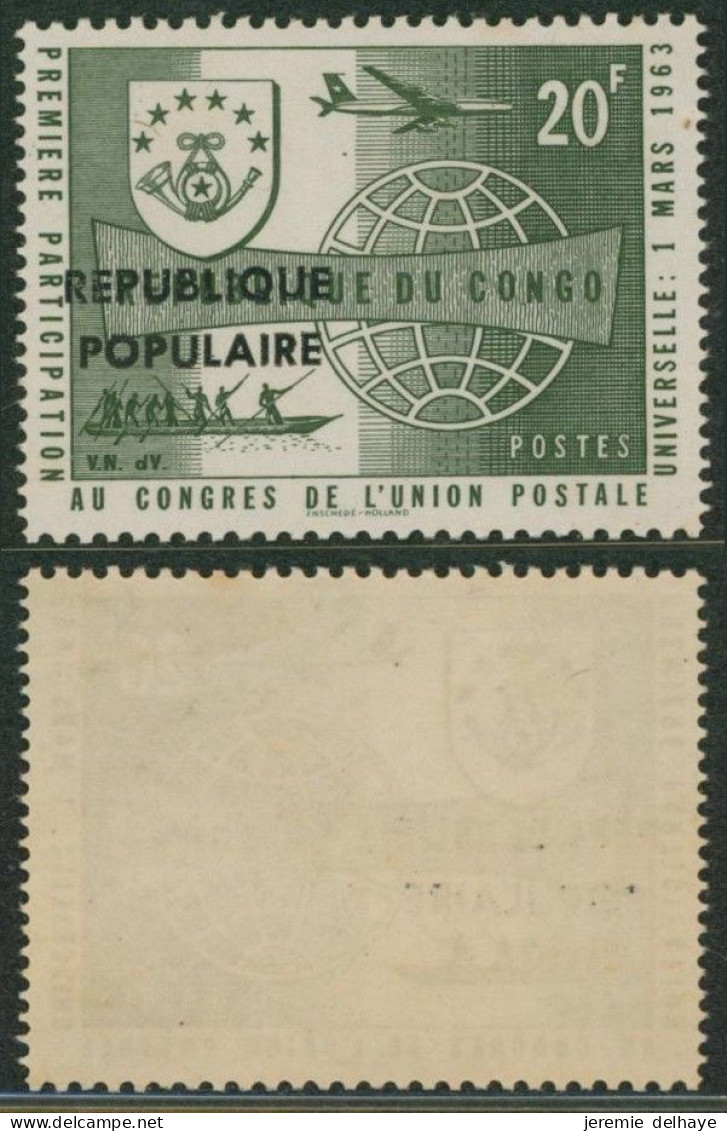 République Du Congo (émission Locale) - Stanleyville : N°10** Neuf Sans Charnières (MNH). UPU / COB : 150e - Unused Stamps
