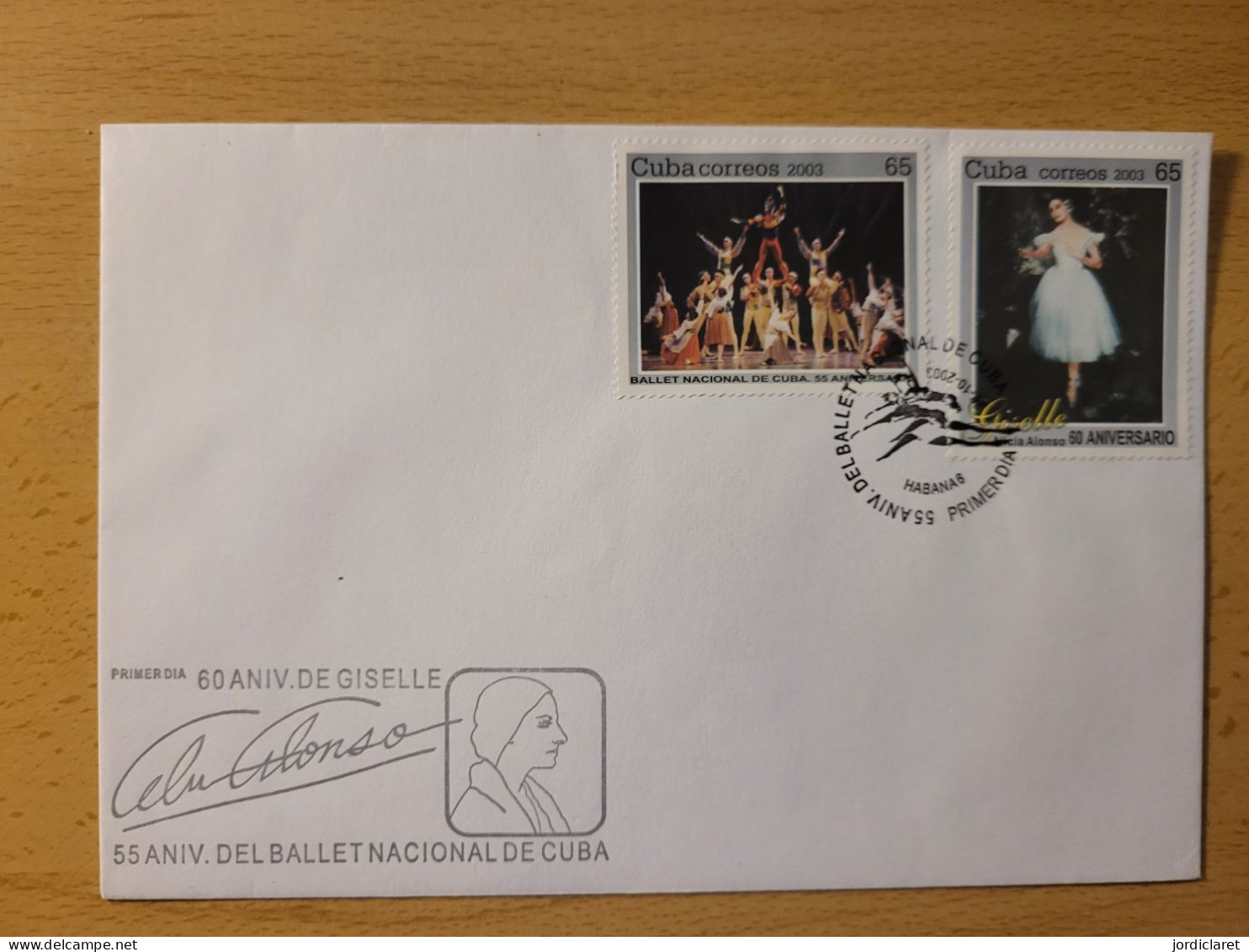 FDC CUBA 2003 BALLET - Muziek