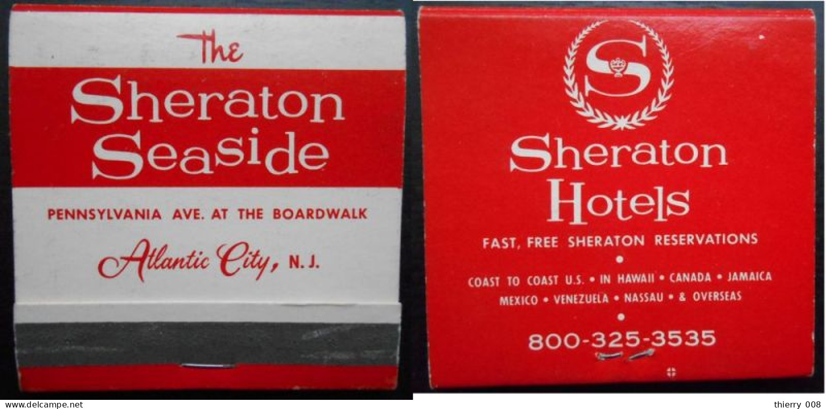 Pochette Allumettes The Sheraton Seaside Atlantic City - Matchboxes
