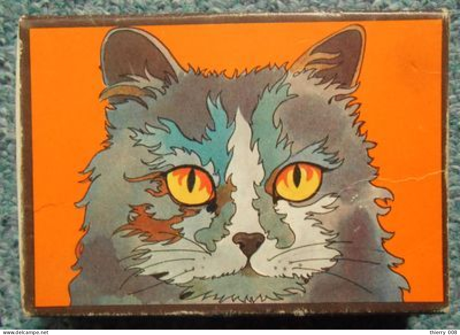 13 Boite Allumettes Chat Des Chartreux Format 10x7x2 Cm (vide) - Matchboxes