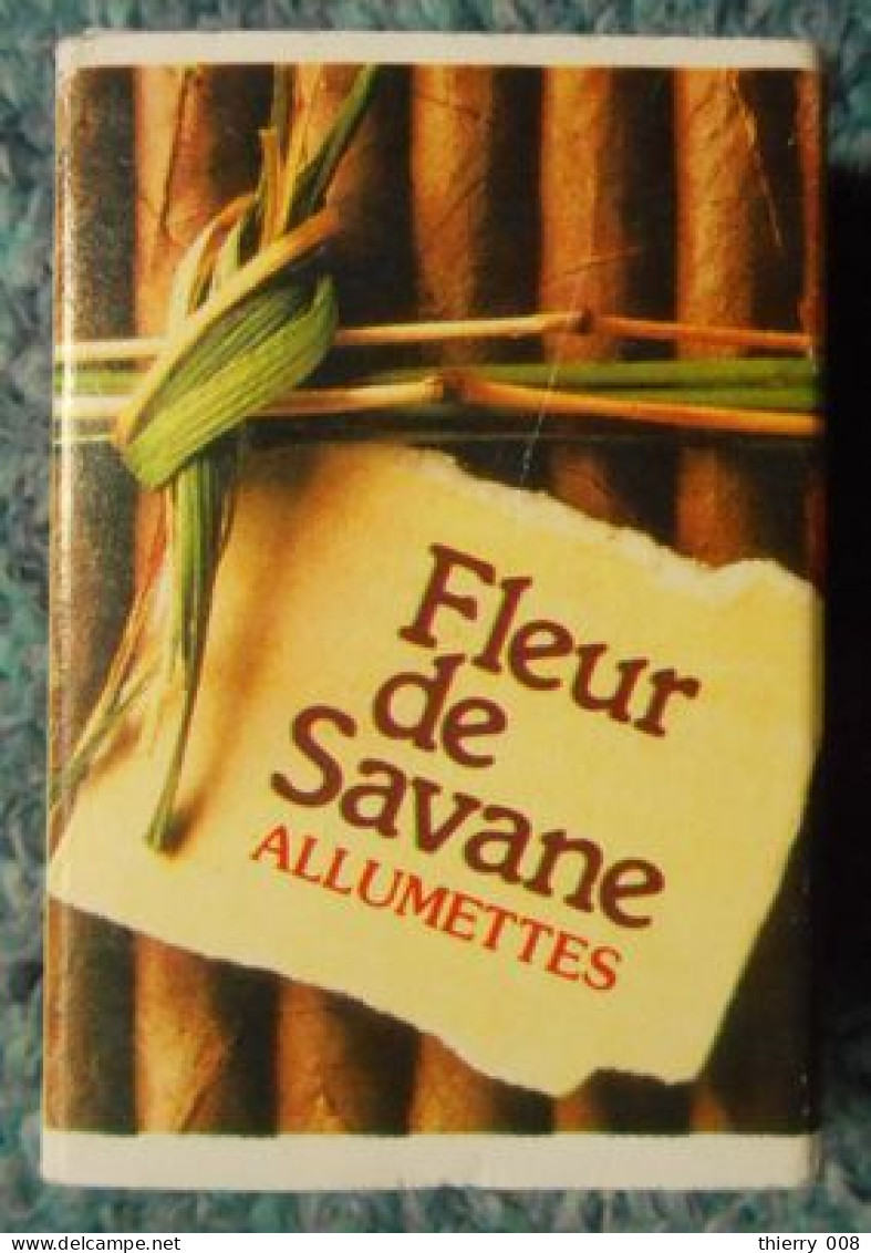20 Boite Allumettes Fleur De Savane - Boites D'allumettes