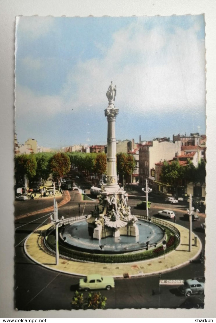 CARTE POSTALE MARSEILLE "La Place Castellane Et La Fontaine Cantini" - Castellane, Prado, Menpenti, Rouet